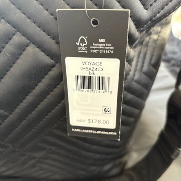 Karl Lagerfeld Voyage Tote & Dustbag NWT - Picture 7 of 7